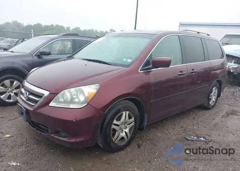 2007 Honda Odyssey Ex-L из США, поврежденный, VIN 5FNRL38657B425749